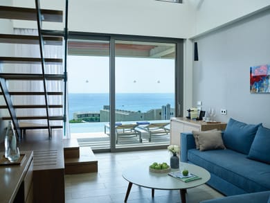 Deluxe Duplex Suite Swim Up Sea View (Residences Area | Red Carpet Services)
