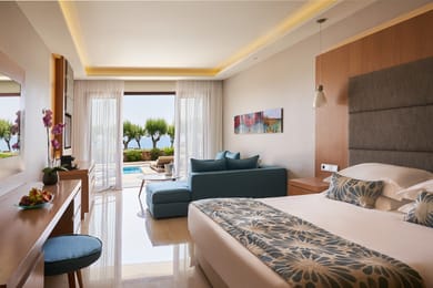 Junior Suite Beach Front Swim Up Sea View (Red Carpet Services)