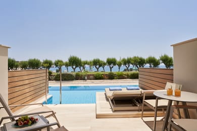 Junior Suite Beach Front Swim Up Sea View (Red Carpet Services)
