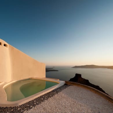 Kapari Up & High with Outdoor Hot Tub & Panoramic Caldera View