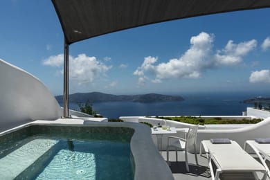 Junior Suite with Outdoor Hot Tub and Caldera View