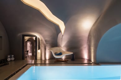 Kivotos Villa Sunset View with Outdoor Hot Tub & Indoor Pool
