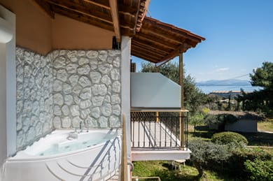 Aloe Seaview Apartment with Hot Tub Dassia