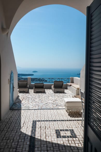Deluxe Apartment Semi Private Pool Caldera View