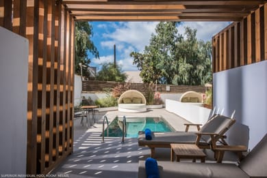 Superior Double Room with Individual Pool