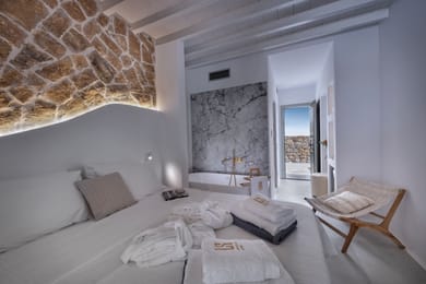 Executive Suite with Jacuzzi and Terrace and Freestanding Bath