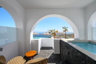 Superior Suite with Outdoor Hot Tub & Sea View