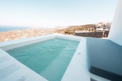 Family Suite with Outdoor Hot Tub & Sea View