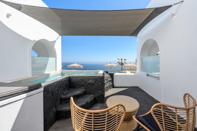 Deluxe Suite with Outdoor Hot Tub & Sea View