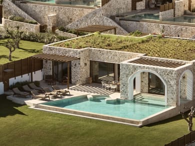 Three Bedroom Sea Front Pool Villa