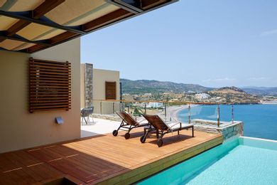 Private Pool Maisonette Panoramic Sea View