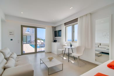 Junior Suite with Sea View & Private Outdoor Jacuzzi