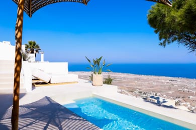 Honeymoon suite with private heated pool