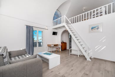 Panoptis Maisonette with private pool & sea view