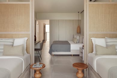 Family Room Sliding Door Sea View