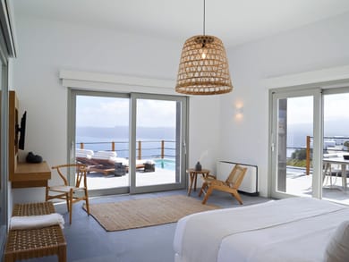 Superior Honeymoon Villa with Private Pool and Caldera View