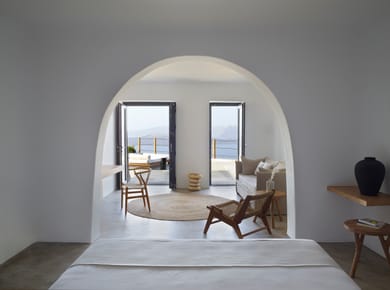 Superior Honeymoon Villa with Private Pool and Caldera View