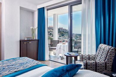 Deluxe Room with balcony & Acropolis view