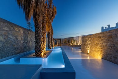 Mykonos Town Black Villa with Cave Heated Pool - Image 3