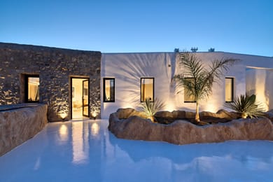 Mykonos Town Black Villa with Cave Heated Pool - Image 5