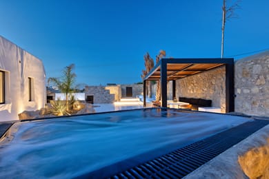 Mykonos Town Black Villa with Cave Heated Pool - Image 6