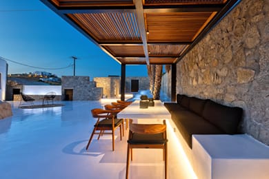 Mykonos Town Black Villa with Cave Heated Pool - Image 7