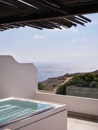 Panoptis Honeymoon Retreat with Outdoor Jacuzzi
