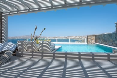 2 Bedroom Exclusive Suite with Private Pool & Sea View | Ornos