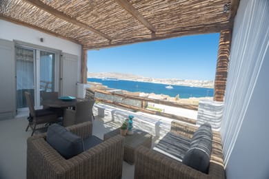 1 Bedroom Deluxe Suite with Sea View | Ornos