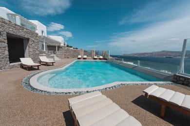 2 Bedroom Exclusive Suite with Sharing Pool & Sea View | Ornos