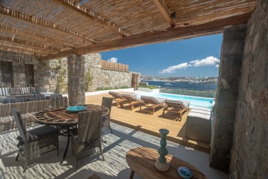 2 Bedroom Exclusive Suite with Private Pool & Sea View | Ornos