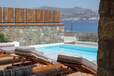 2 Bedroom Exclusive Suite with Private Pool & Sea View | Ornos