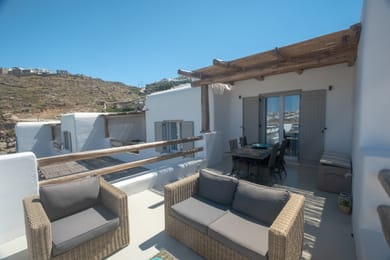 1 Bedroom Deluxe Suite with Private Pool & Sea View | Ornos