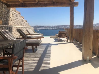 1 Bedroom Deluxe Suite with Private Pool & Sea View | Ornos