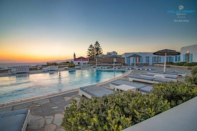 Sunset Wing Double Room Sea View |  Aeolos Resort Mykonos Town