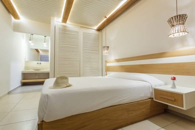 Main Section Double Room Pool View | Aeolos Resort Mykonos Town