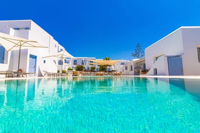 Main Section Double Room Pool View | Aeolos Resort Mykonos Town