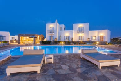 Sunset Wing Superior Suite Garden View | Aeolos Resort Mykonos Town