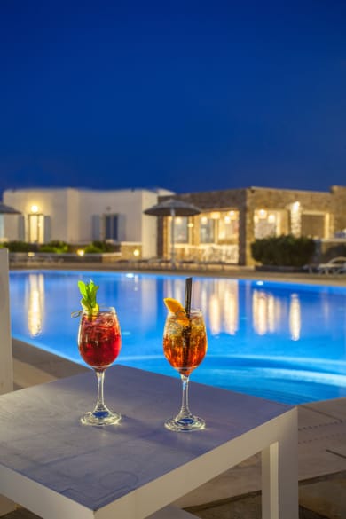 Sunset Wing Superior Suite Garden View | Aeolos Resort Mykonos Town