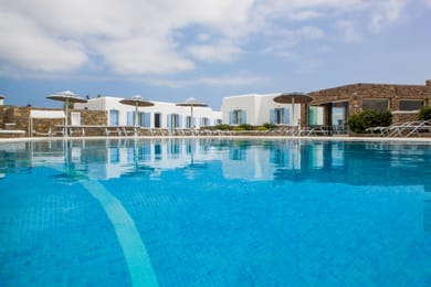 Sunset Wing Superior Suite Garden View | Aeolos Resort Mykonos Town