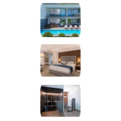 Dream Princess Villa 2 bedrooms in 2 floors Sea View with private pool outdoor whirlpool & SoulSauna