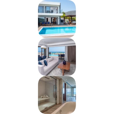 Grand Royal Villa 3 Bedrooms on Three Floors Sea View with Private Pool SweetSpa and Gym
