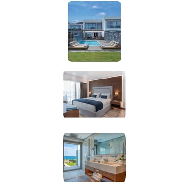 Presidential Villa 3 Bedrooms on Two Floors Sea View with Private Pool SweetSauna and Gym