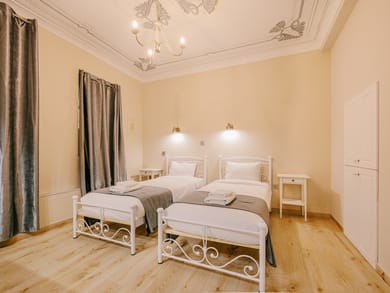 Phryne- Twin AMEA Room - Disability Access Ground Floor