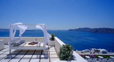 Nikos Villas Two-Bedroom Suite with Caldera view