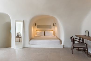 Eros Cave Pool Suite with Outdoor Cave Pool | Sea-Caldera & Direct Sunset Views