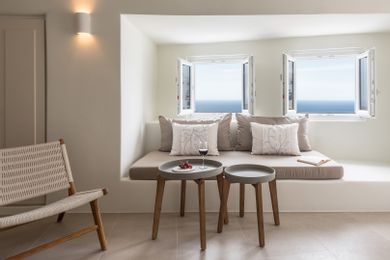 Eros Cave Pool Suite with Outdoor Cave Pool | Sea-Caldera & Direct Sunset Views