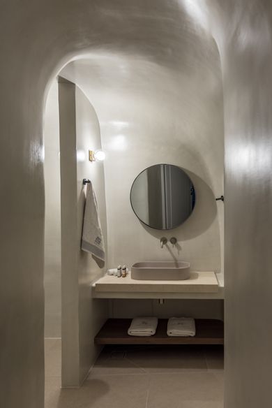 Eros Cave Pool Suite with Outdoor Cave Pool | Sea-Caldera & Direct Sunset Views