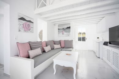 TOPAZ: 2 Bedroom Sunset & Sea View Villa with Private Hot Tub & Shared Pool