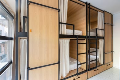 Bed in 4-bed Female Dorm with Balcony